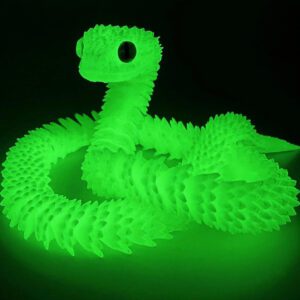 3D printed snake fluo