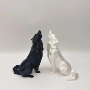 3D printed wolf